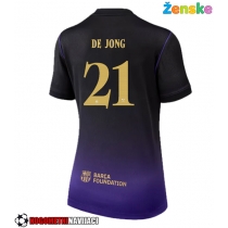 Ženske Nogometnih dresov Barcelona Frenkie de Jong #21 Gostujoči 2026-27 Kratki rokavi